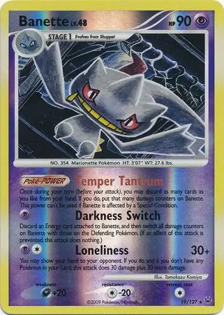 Platinum Banette #19/127 reverse holo